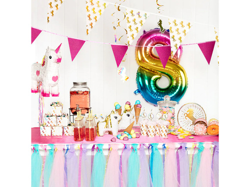 Dekoracja wisząca świderki Jednorożec - 2 szt.