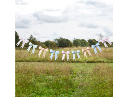 Girlanda Kokardy 3D- DIY - 200 cm - 1 szt.