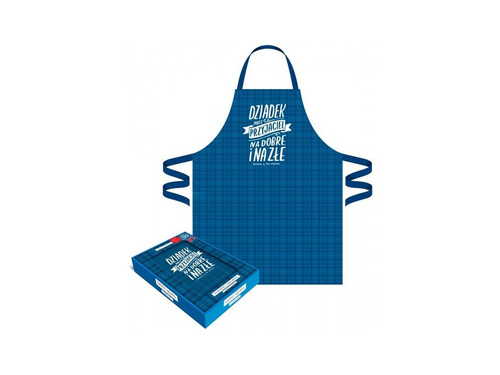 Fartuch kuchenny Dziadek mój przyjaciel + rękawica