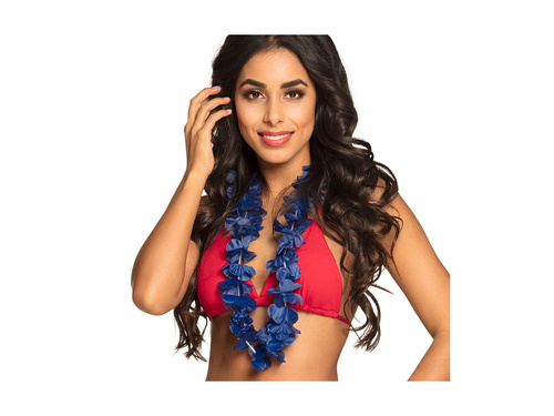 Hawajski naszyjnik Ohana niebieski