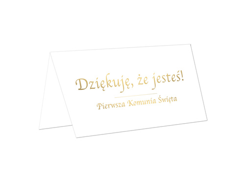 Winietki składane na I Komunię Świętą - 10 szt.