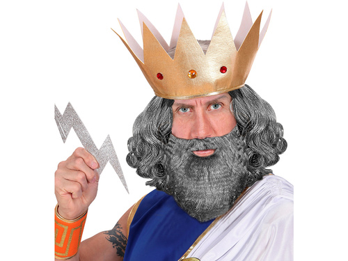 Broda z wąsami brązowa - 1 szt.