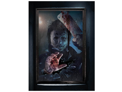 Dekoracja na okno na Halloween - 1 szt.