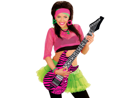 Dmuchaniec Gitara tygrys różowa - 105 cm - 1 szt.