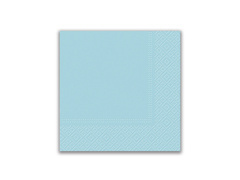 Serwetki 3-warstwowe 33 cm, błękitne - 20szt.