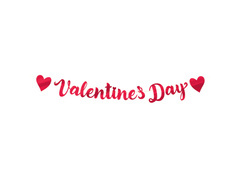 Baner Valentines Day - 140 cm - 1 szt.