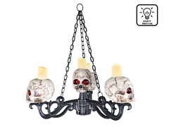 Dekoracja Halloweenowa Żyrandol z Czachami - 155 cm - 1 szt.