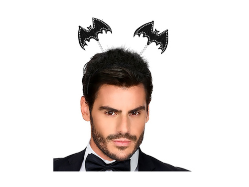 Opaska na głowę z nietoperzem