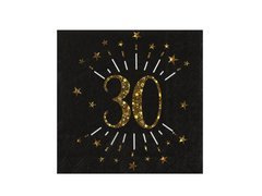 Serwetki na trzydzieste urodziny Sparkling - 33 cm - 10 szt.