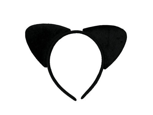 Opaska Kotek czarna - 1 szt.