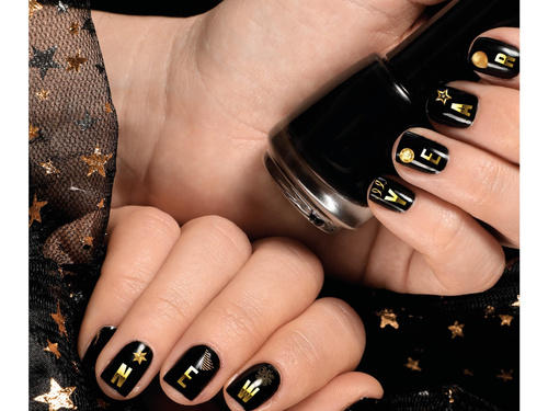 Naklejki na paznokcie Happy New Year