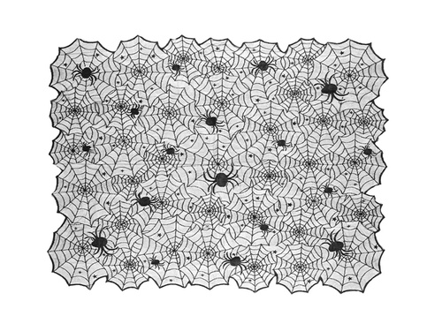 Obrus Pajęczyna na Halloween - 135 x 180 cm - 1 szt.