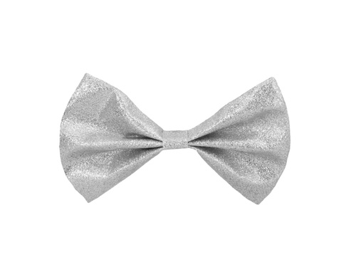 Mucha srebrna brokatowa - 1 szt.