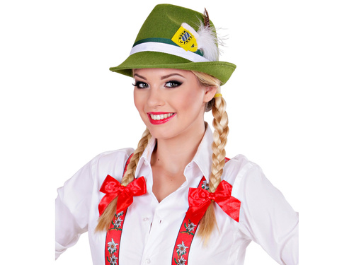Kapelusz Bawarczyka zielony - 1 szt.