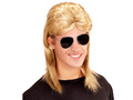 Peruka męska blond Disco + okulary