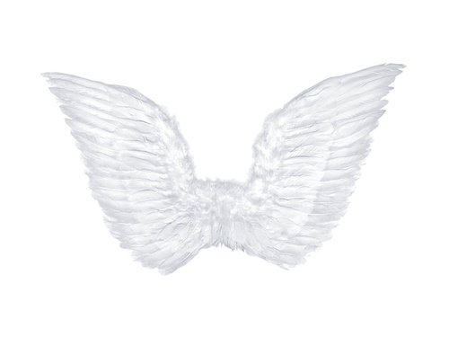 Skrzydła anioła białe - 70 x 50 cm - 1 szt.