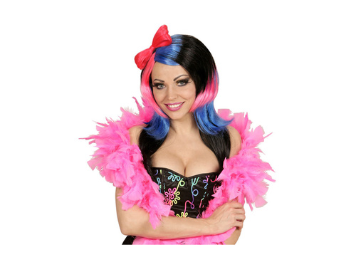 Peruka Manga z kokardą z włosów