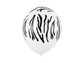 Balony lateksowe pastelowe Zebra - 30 cm - 50 szt.