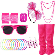 Zestaw Disco lata 80-te - 22 elementy