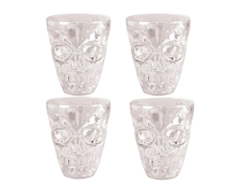 Kieliszki z czachami - 4 szt.