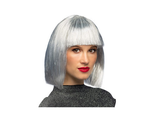 Peruka Glamour srebrna