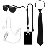 Zestaw agenta facetów w czerni - 4 szt.