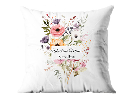 Poszewka personalizowana na dzień matki Kwiaty polne - 1 szt.