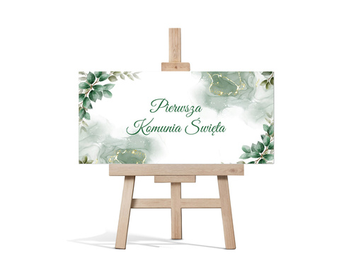 Plakat komunijny - I Komunia Święta - 70x33 cm