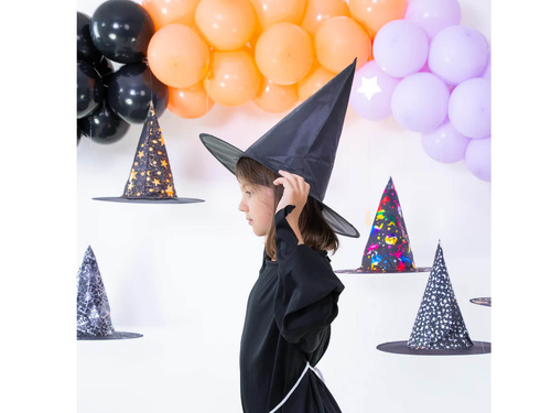 Kapelusz czarownicy czarny - 1 szt.