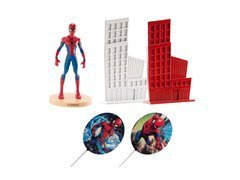 Dekoracyjny zestaw figurek tortowych Spiderman - 1 komplet.