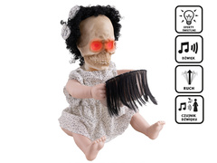 Dekoracja halloweenowa Lalka  - 40 cm - 1 szt.