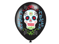 Balony lateksowe Meksykańska Czacha - 27 cm - 6 szt.