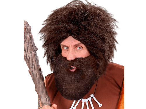 Broda z wąsami brązowa - 1 szt.