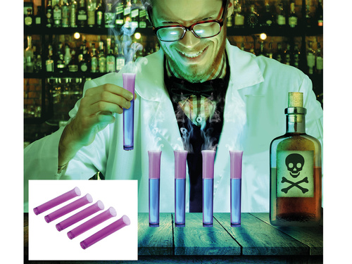 Kieliszki fioletowe probówki - 4 szt.