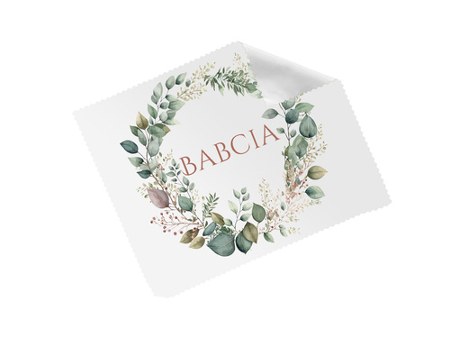 Ściereczka do okularów na dzień babci Wieniec - 1 szt.