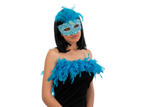 Maska karnawałowa niebieska