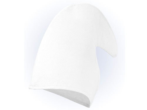 Czapka skrzata smerfa biała - 1 szt.