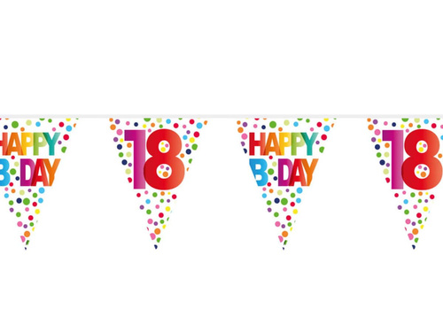 Baner flagi z nadrukiem 18 - 10 m - 1 szt.