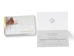 Zaproszenia na komunię - 5 szt.