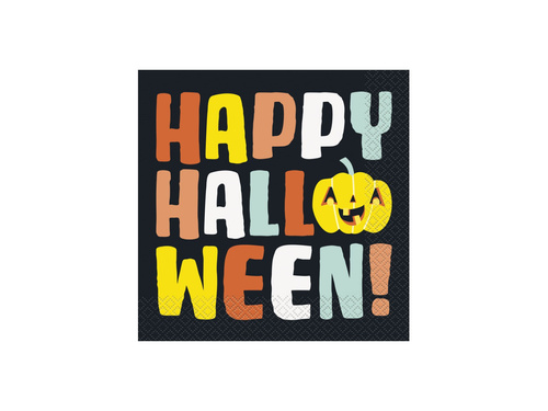Serwetki Happy Halloween Dynie - 33 cm - 20 szt.