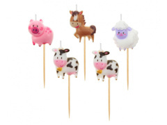 Świeczki pikery Farma - 5 szt.