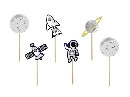 Pikery Kosmos - 7 cm - 6 szt.