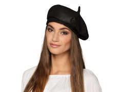Beret czarny - 1 szt.