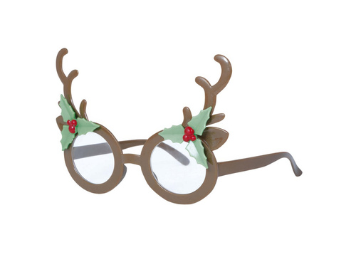 Brązowe okulary Rogi Renifera