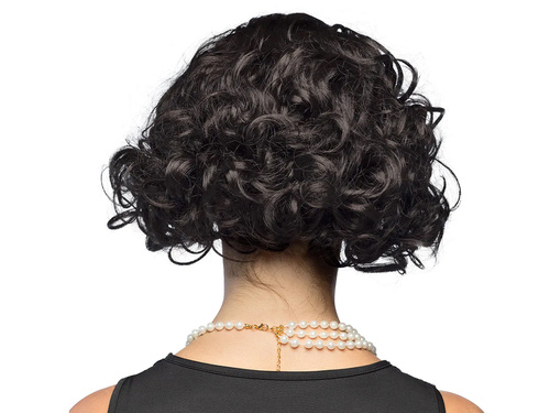 Peruka Retro czarna - 1 szt.