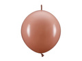 Balony z łącznikiem pastelowe brudny róż - 33 cm - 20 szt.