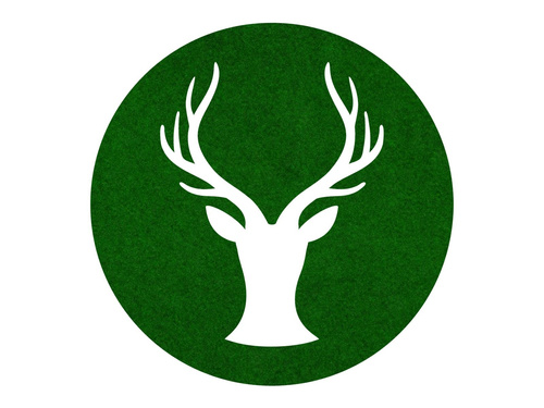 Podstawka pod kubek - Renifer - 10 cm - 4 szt.