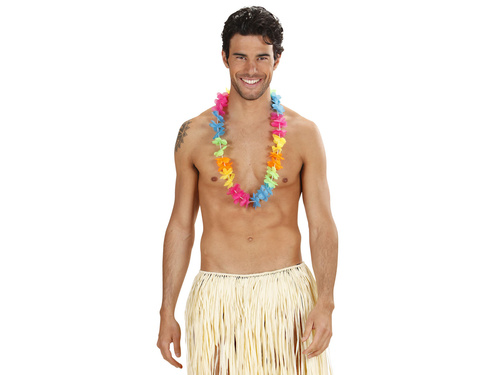 Naszyjnik girlanda hawajska wielokolorowa - 1 szt.