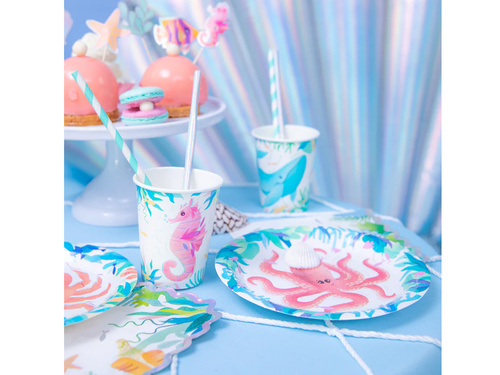 Kubeczki papierowe Ocean - 220 ml - 6 szt.