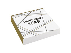 Serwetki Happy New Year - 33 cm - 20 szt.